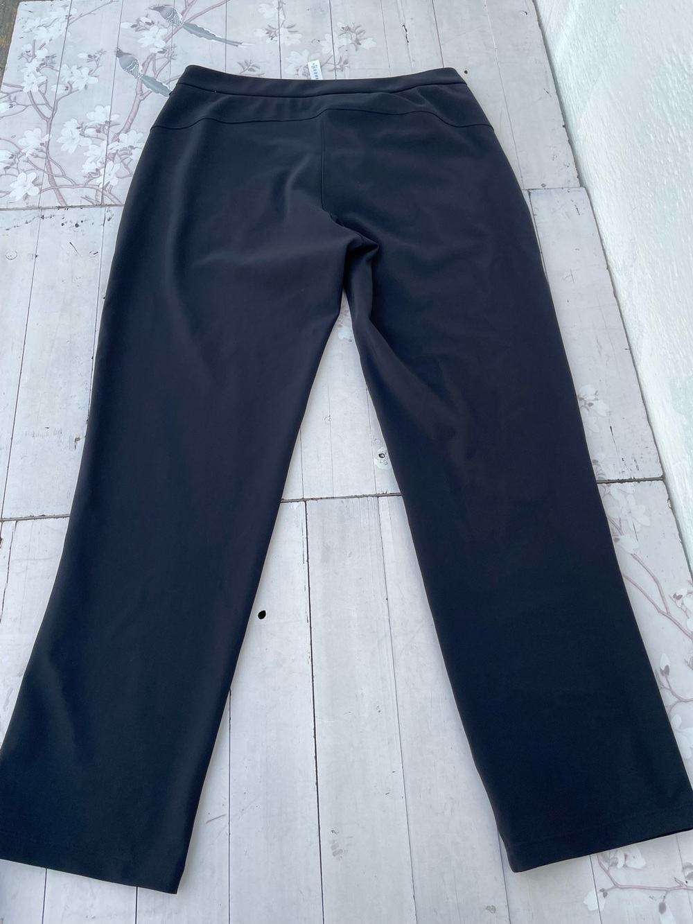 Women’s Black Stretch Straight-Leg Pants